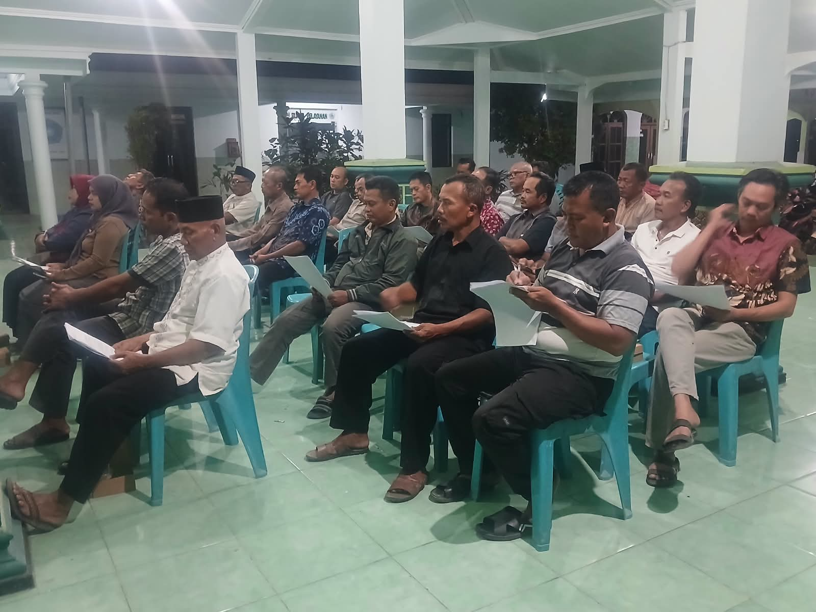 PENYAMAAN PERSEPSI PENDATAAN DTSEN, PEMDES PESU GELAR RAPAT KOORDINASI BERSAMA RT, RW, DAN BPD